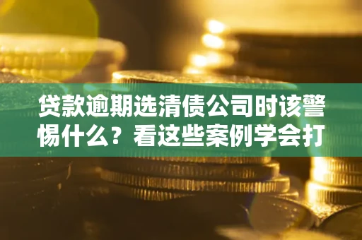 济南贷款逾期选清债公司时该警惕什么？看这些案例学会打翻身仗