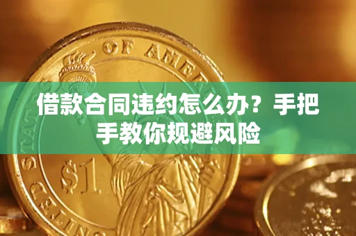济南借款合同违约怎么办？手把手教你规避风险