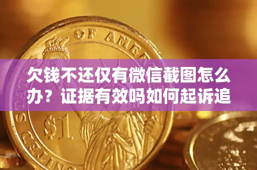 济南欠钱不还仅有微信截图怎么办？证据有效吗如何起诉追回欠款？