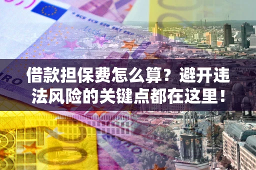 济南借款担保费怎么算？避开违法风险的关键点都在这里！