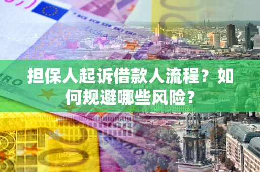 济南担保人起诉借款人流程？如何规避哪些风险？